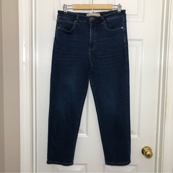 Soft Surroundings Womens Style 3CW54 High Rise Blue Jeans 12 - Picture 2 of 11